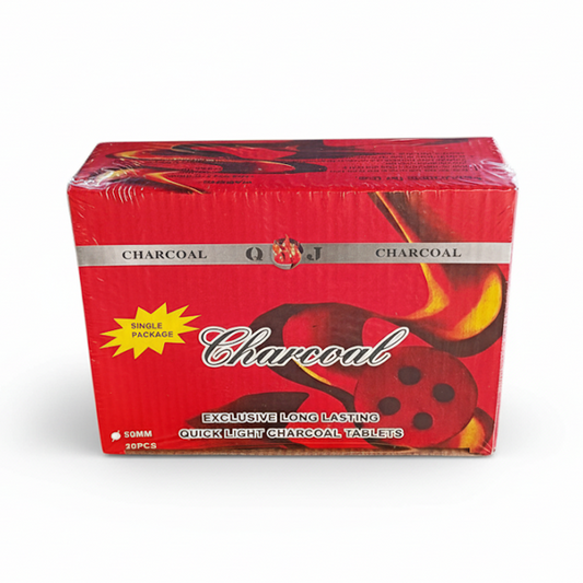 QJ CHARCOAL TABLETS 50MM 20PCS