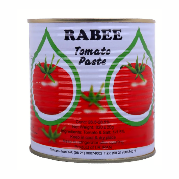 RABEE TOMATO PASTE 820 GM