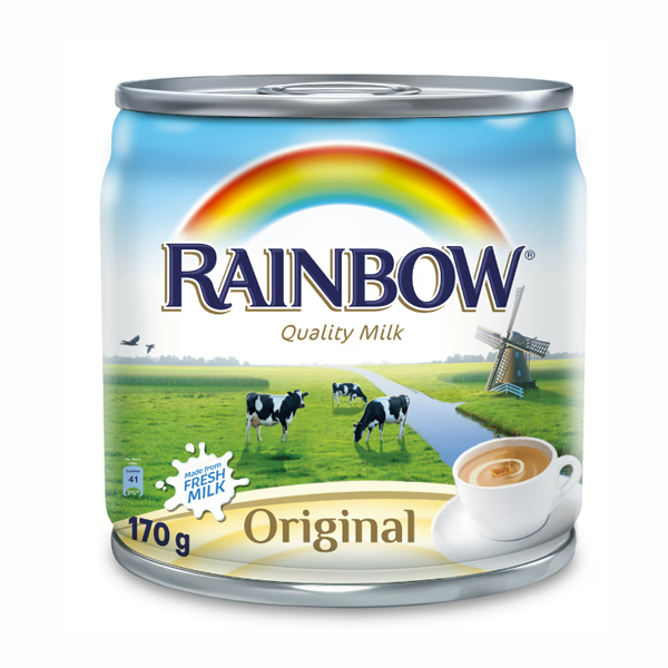 RAINBOW EVAPORATED MILK ORIGINAL 96x170G