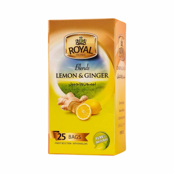 ROYAL LEMON & GINGER TEA 25x2GM