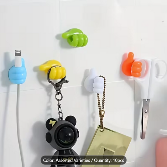 THUMB-SHAPED CABLE CLIPS 10PCS