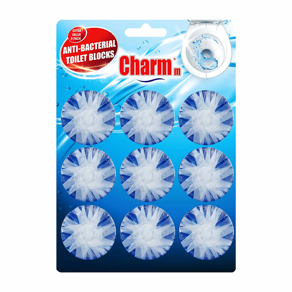 TOILET BLOCK CLEANER 9 PACK