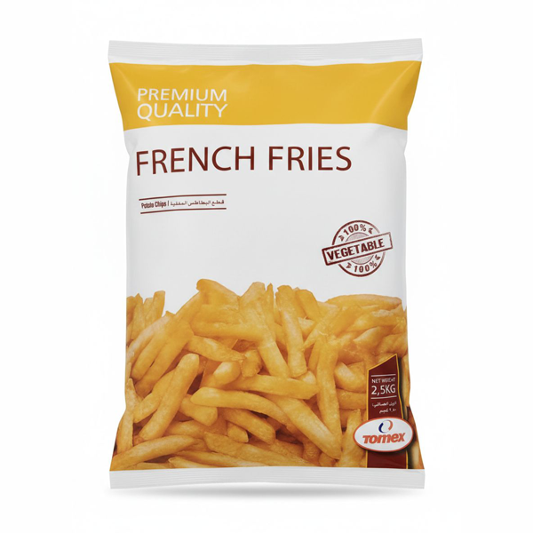 TOMEX FROZEN FRENCH FRIES 2.5KG