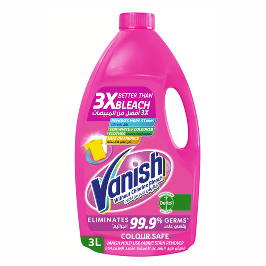 VANISH FABRIC STAIN REMOVER FOR MULTI USE 3 LITRES