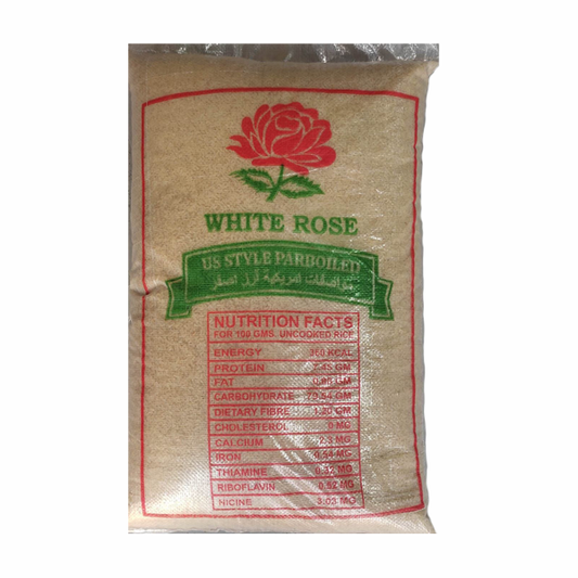 WHITE ROSE BOILED RICE 20KG