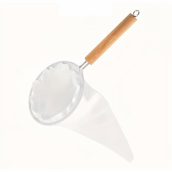 WOODEN HANDLE COFFEE/TEA FILTER MESH