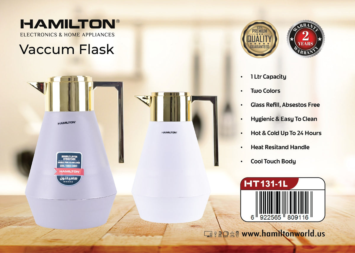 HAMILTON VACUUM FLASK 1.0LTR