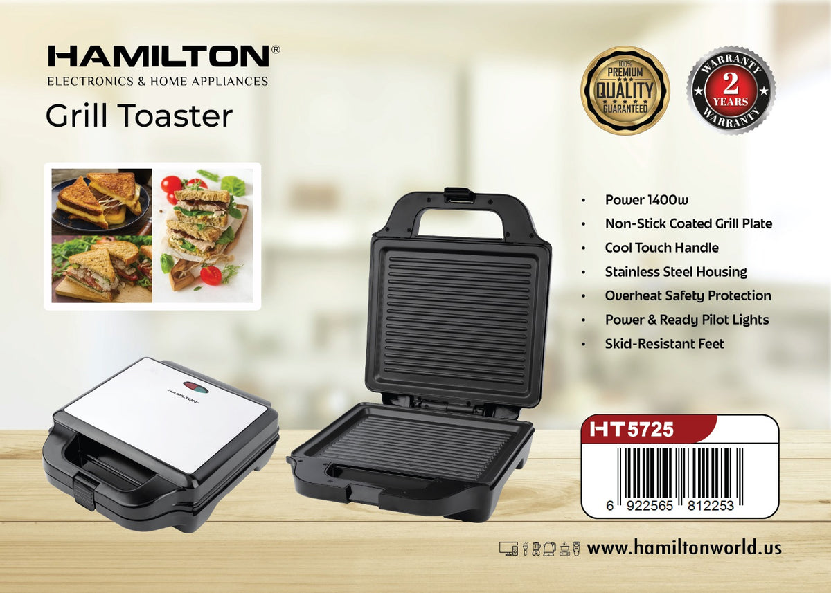 HAMILTON GRILL TOASTER 1400W HT5725
