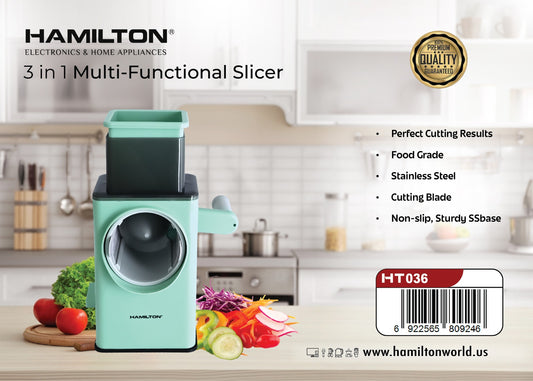 HAMILTON 3 IN 1 MULTI FUNCTIONAL SLICER