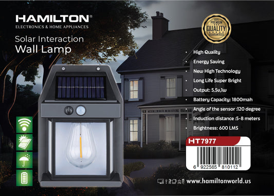 HAMILTON SOLAR INTERACTION WALL LAMP