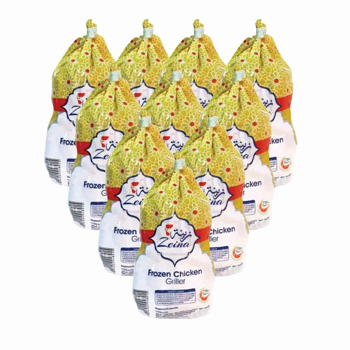 ZEINA FROZEN CHICKEN WHOLE 1000GM*10PCS