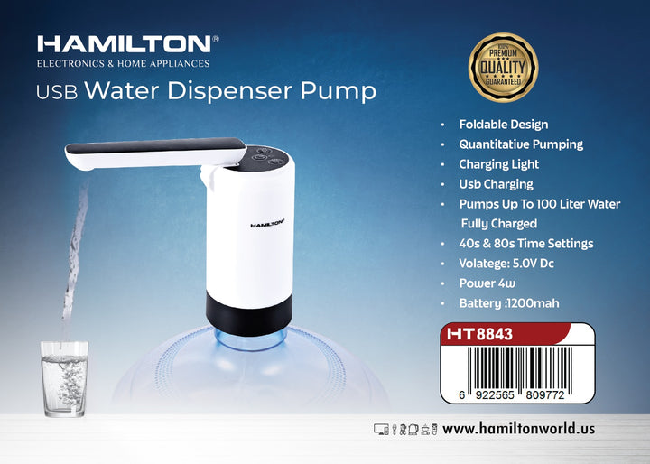 HAMILTON WATER DISPENSER PUMP HT8843