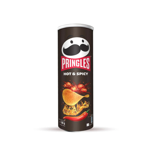 PRINGLES HOT & SPICY CHIPS 165GM