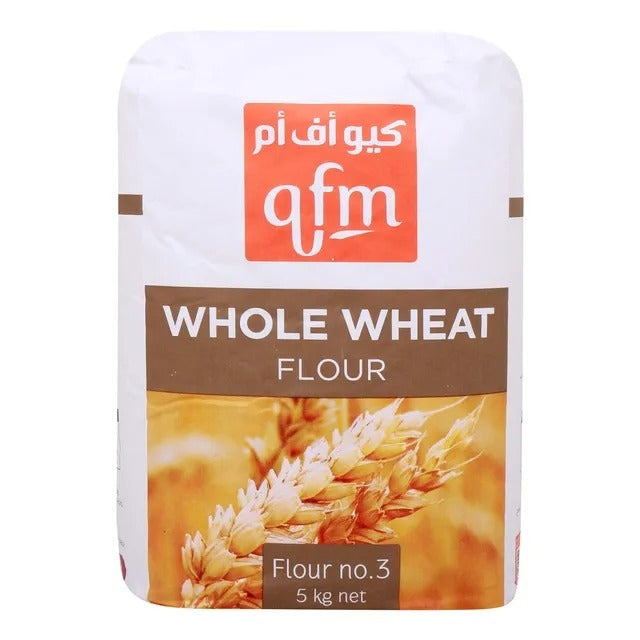 دقيق القمح الكامل QFM رقم 3، 5 كجم
