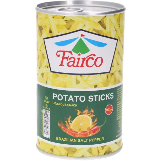 أصابع بطاطس "فيركو" (FAIRCO) بنكهة الملح والفلفل البرازيلية، 37 غرام