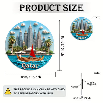 QATAR SCENERY REFRIGERATOR MAGNET