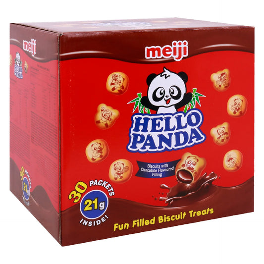 MEIJI HELLO PANDA CHOCOLATE BISCUIT 30 X 21 G