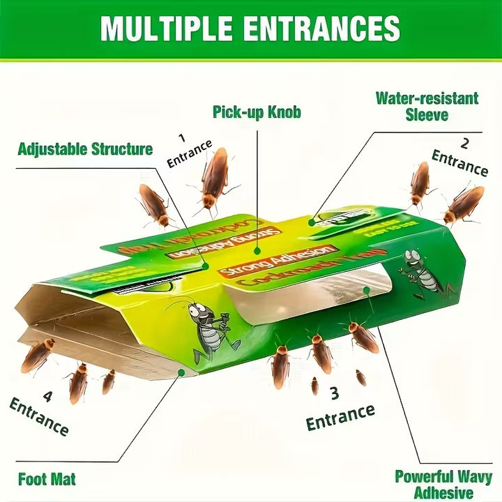 COCKROACH GLUE TRAPS 16PCS