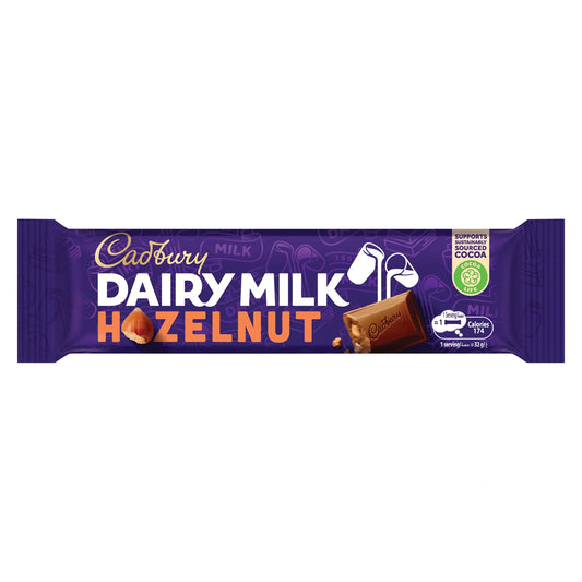 CADBURY DAIRY MILK HAZELNUT CHOCOLATE BAR 32GM