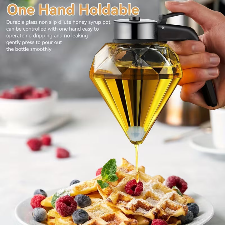 DIAMOND SHAPE HONEY DISPENSER 200ML